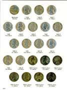 Album of 66 Nice Jefferson Nickels 1938-1961-D w/War Nickels
