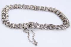 Group Lot of 2 Vintage 925 Sterling Silver Signed Bracelets