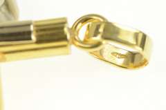 18K Yellow Gold Retro Ornate Cross Christian Faith Symbol Pendant