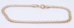 Set of Vintage Italian Sterling Silver Necklace and Bracelet