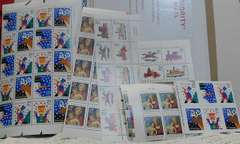 Stamps:  Christmas  $17.40