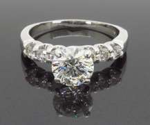 Classic 1.32CTW Diamond Engagement Ring