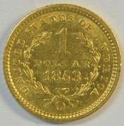 Very Scarce and flashy 1853-O Type One $1 Gold Piece