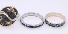 Lot of 4 Vintage 925 Sterling Silver Rings
