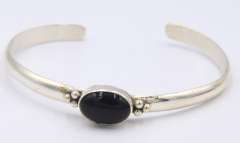 Group Lot of 3 Vintage Sterling Silver Cuff Bangles