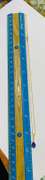14kt Yellow Gold, Tanzanite, & Diamond Necklace