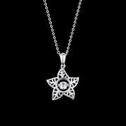 Star Shape Dancing Stone Pendant