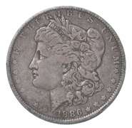 1886-O Morgan Silver Dollar Misaligned Die Error