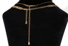 Pair of Gold Toned Fashion Necklaces