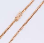 Powerful 18kt Yellow Gold Curb Link Chain Necklace