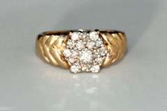 Brilliant Diamond Ring in 14k