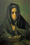 Vincent Van Gogh, Peasant Woman with Green Shawl
