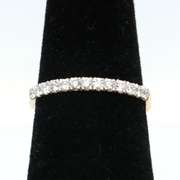 Dainty Diamond Band 14kt Yellow Gold Ring