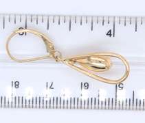 Stunning Yellow Gold Dangle Earrings