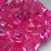 Premium 4.15ct 50 piece princess cut Ruby set