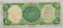 $ 5 1907 Series Woodchopper US Note