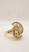 22kt Gold Plated Gemstone Cocktail Ring
