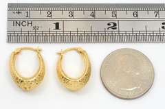 Versatile 14K Yellow Gold Earrings
