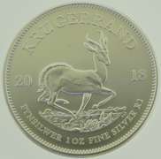 2018 1 oz South Africa Silver Krugerrand Coin