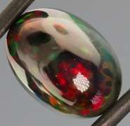 Rainbow block flashing 3.32ct Welo Black Opal!