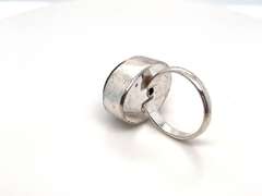 👻 HAUNTING! 👻 Oval Black Onyx Tibetan Silver Ring