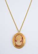 Vintage 14k Cameo Pendant or Brooch