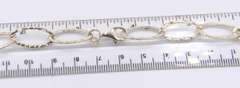 Vintage Sterling Silver oval Link Chain Necklace