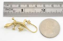 Fun 14k Gecko Pendant