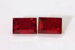 Snazzy Natural Ruby Pair
