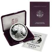 1990-S Proof American Silver Eagle OGP