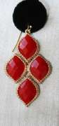 Sexy Burgundy Color Fashion Earrings