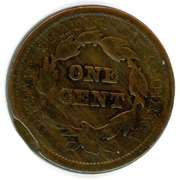 1841 Braided Hair Large Cent