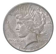 1934-S Peace Silver Dollar
