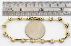 Stunning Diamond Cluster Bracelet