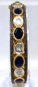 Alluring Sapphire and Diamond Bangle Bracelet