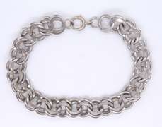 Vintage Sterling Silver Charm Bracelet