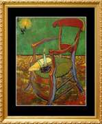 Vincent Van Gogh, Gaugins Armachair, Candles and Books