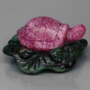 Giant! 92.61ct Ruby in Zoisite carving