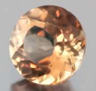 Sparkling 4.27ct champagne Imperial Topaz solitaire
