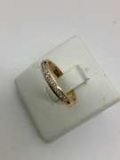 14K YELLOW GOLD DIAMOND BAND