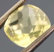 Amazing 3.78ct cushion cut golden yellow Citrine
