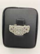 CERTIFIED 14K WHITE GOLD AND DIAMOND RING