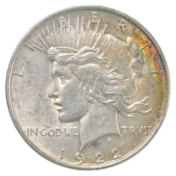 1922 Peace Silver Dollar- Great Color/Tone