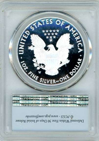 2016-W Proof American Silver Eagle in PCGS PR70DCAM First Strike