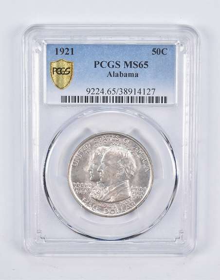 MS65 1921 Alabama Centennial Commemorative Half Dollar PCGS