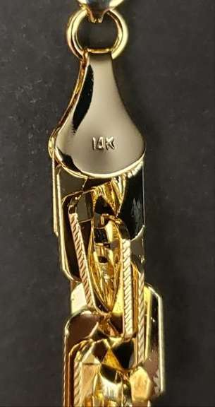Huge 100.7 Gram 14 Kt Gold Plated Rope Chain