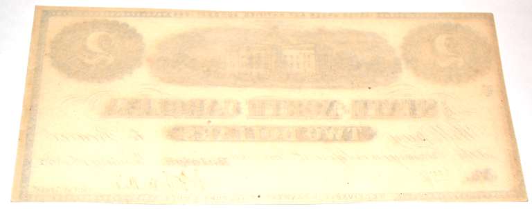 CU $2 State of North Carolina Raleigh 1863 Note
