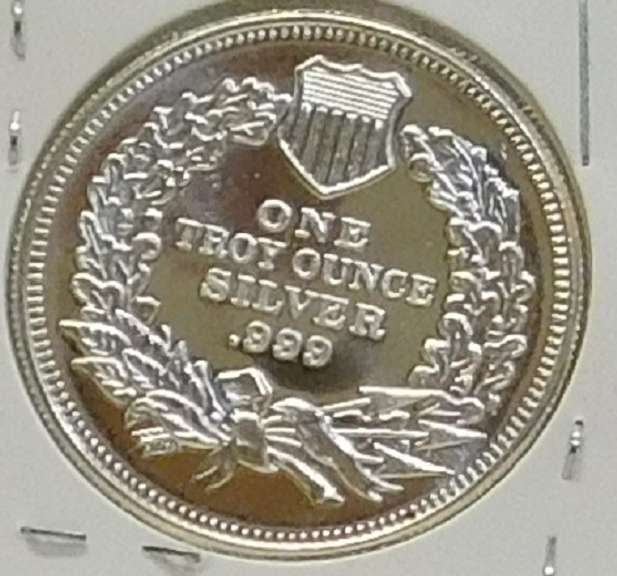 1 oz. .999 Silver round - StGaudens design PRF