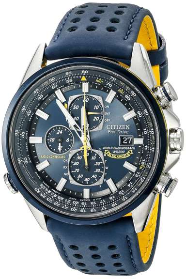 Citizen Blue Dial Eco-Drive Chronograph New In Box.