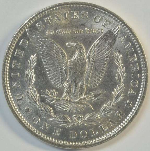 Very Choice BU 1880 Morgan Silver Dollar. Nice